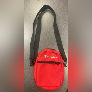 EUC Champion crossbody side bag with adjustable strap